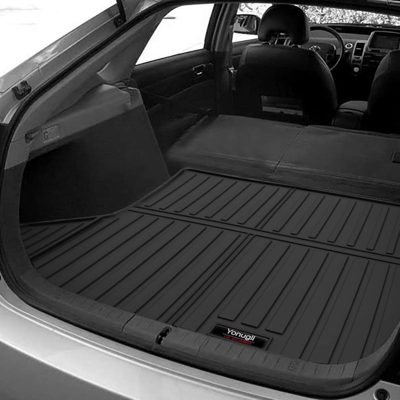 Yonugli Custom Cargo Mats Trunk Liner All Weather TPE Protection Mat for 2004-2009 Toyota Prius Hatchback Accessories (for 2004-2009 Toyota Prius Hatchback) - Image 2